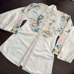 Traditional Chinese clothes Hanfu button-up jacket